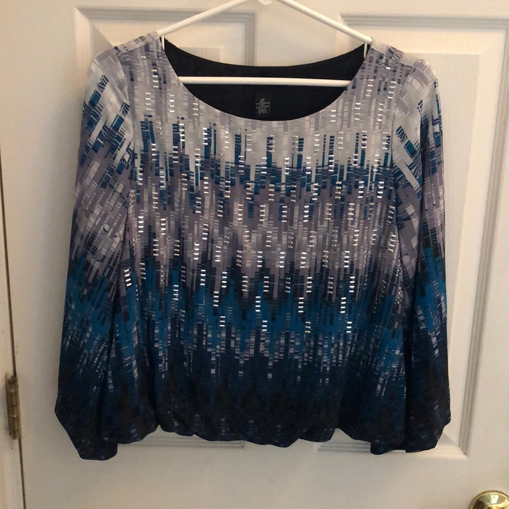 Alfani Tunic Top Blouse Sz 4P Petites
